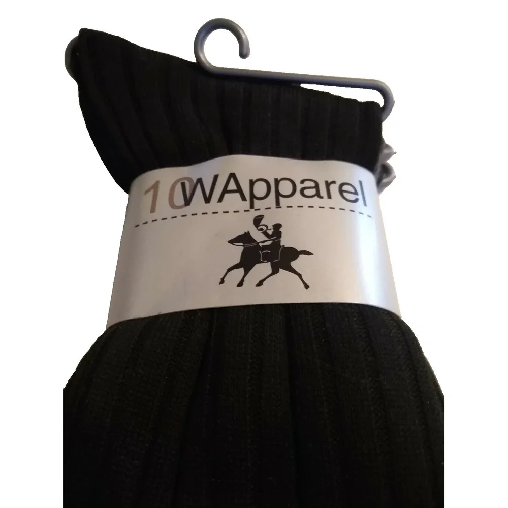 10 W Apparel Dress Socks 3 Pack Size 10-13 Shoe Size 6-12 Men's 2 Black 1 Gray